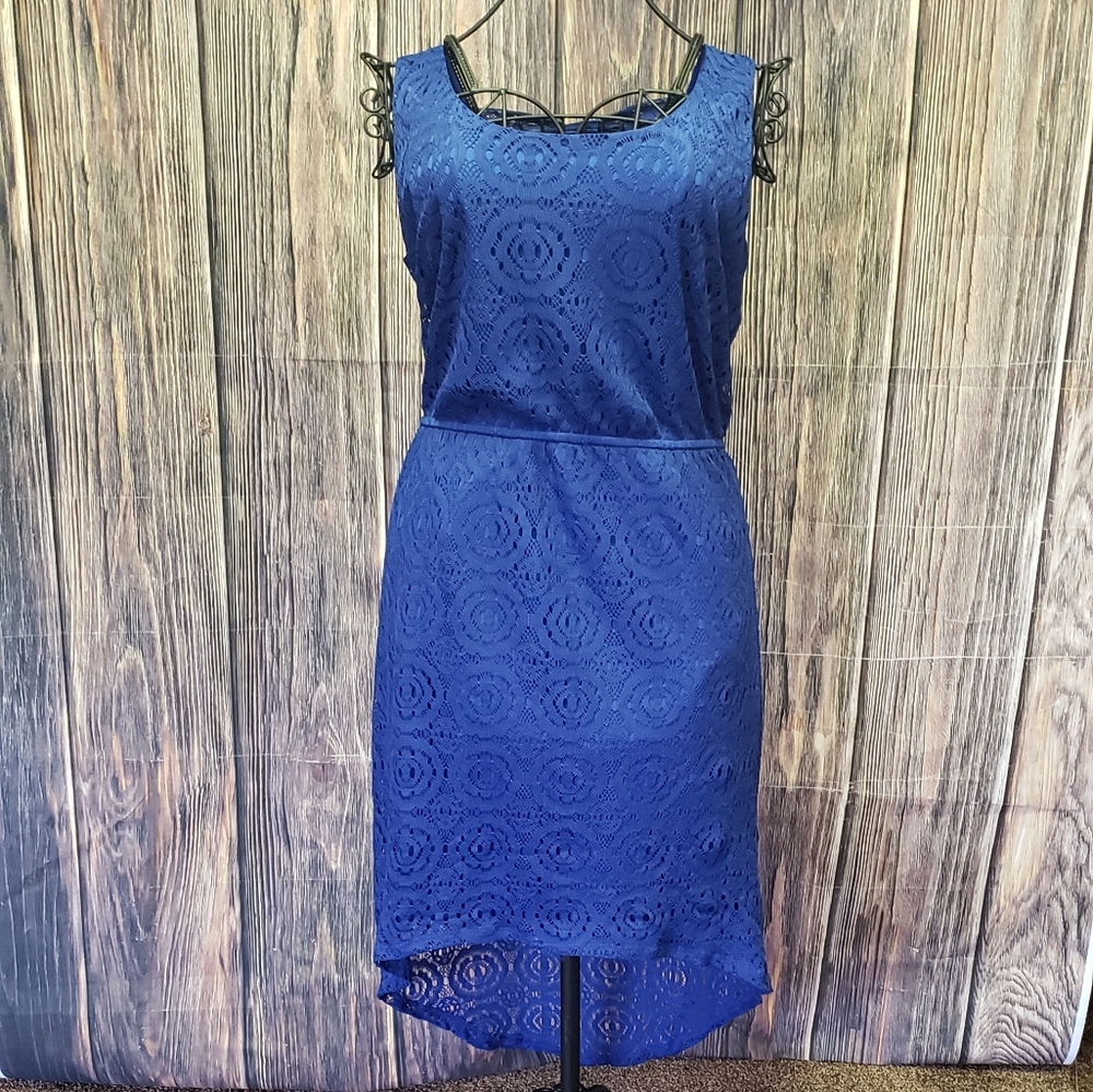 Dark blue dress